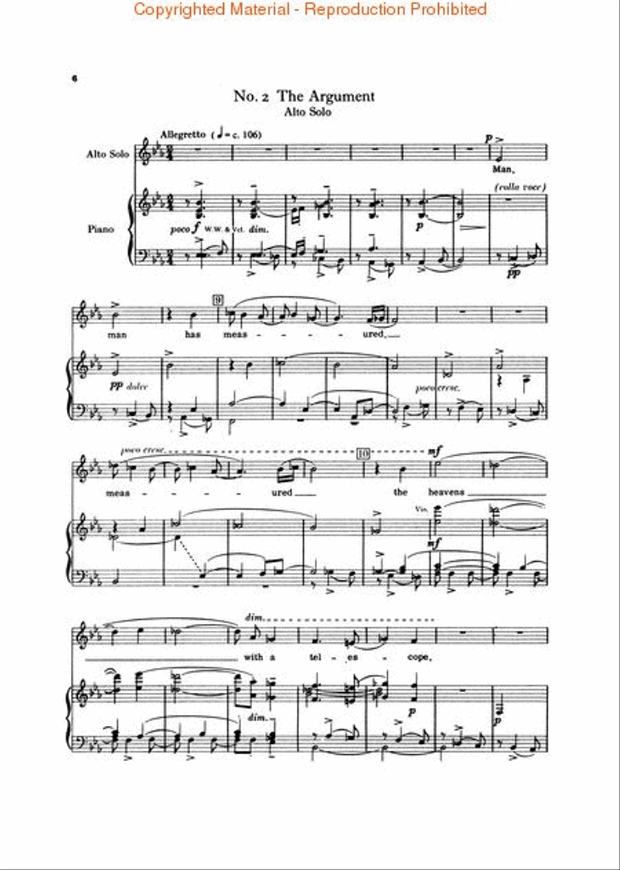 A Child of Our Time Choir scores gallery preview page 3
