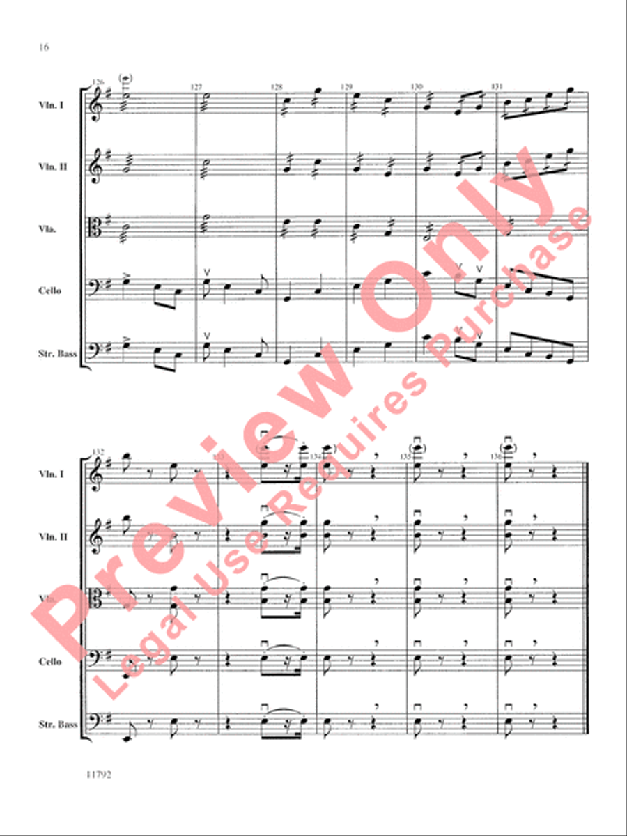 Symphony No. 9 String Orchestra scores gallery preview page 17