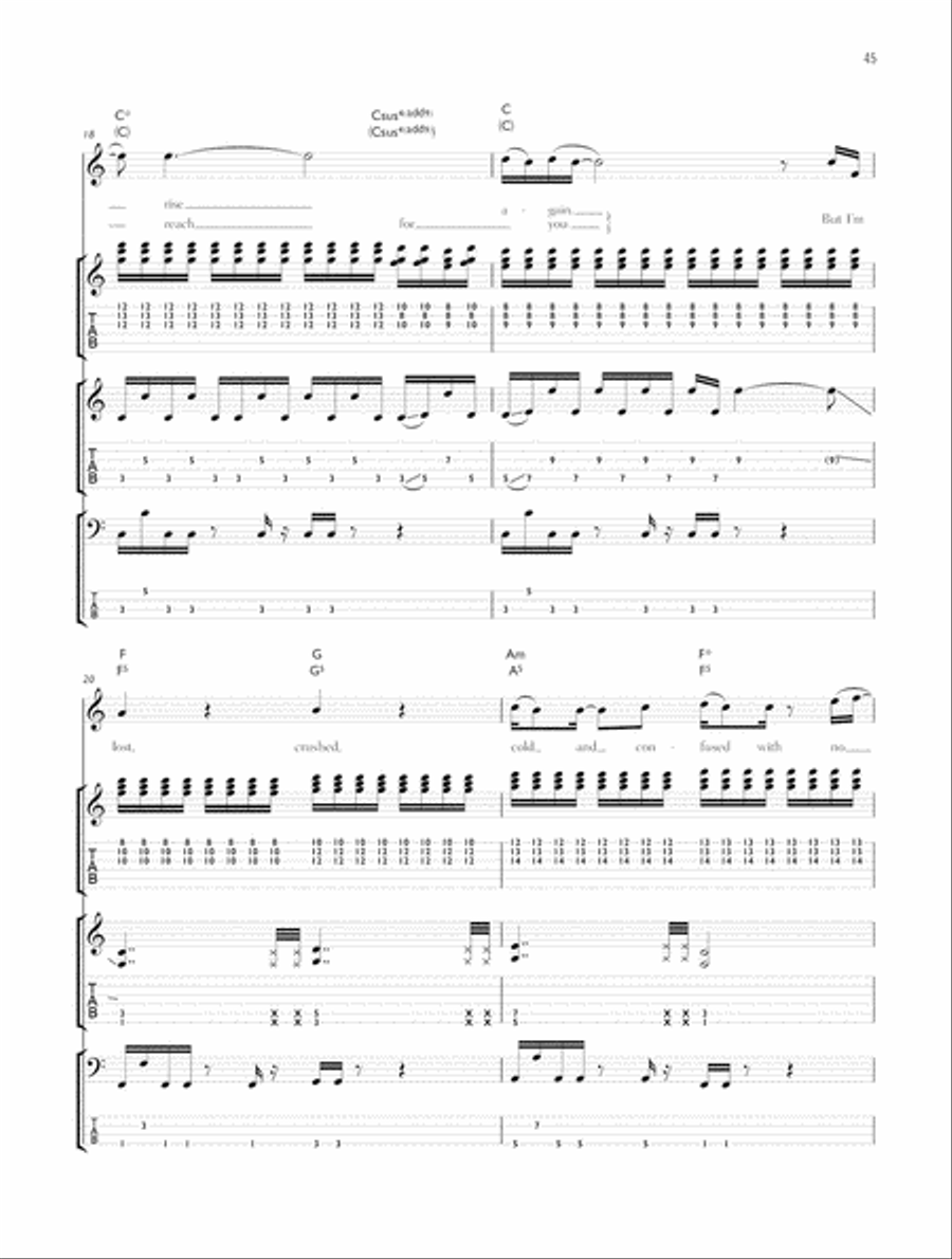 Guiding Light Guiding Light Guitar Tablature scores gallery preview page 4