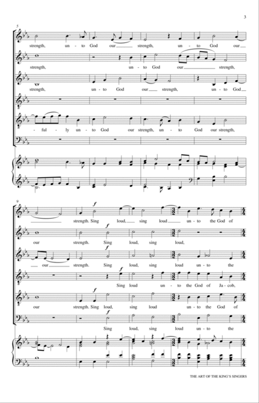 Sing Joyfully 4-Part scores gallery preview page 2