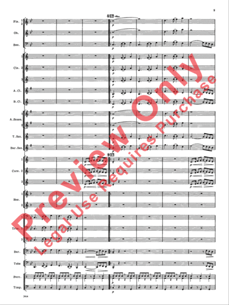 Festivity Festivity Concert Band scores gallery preview page 6