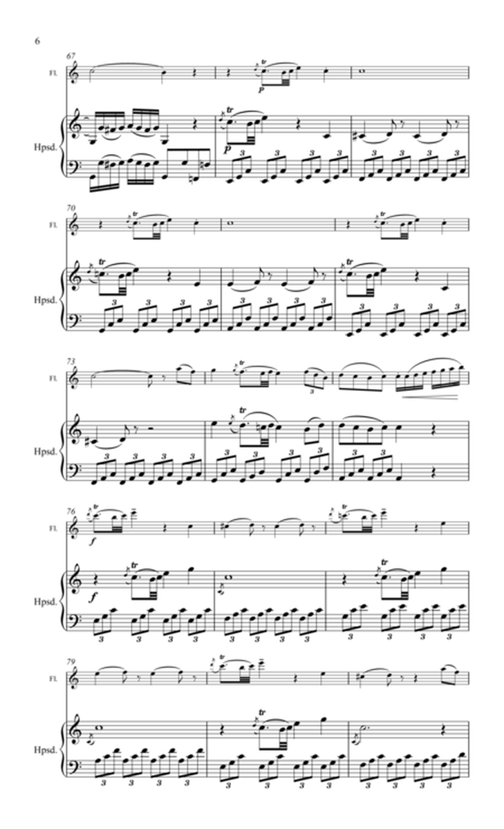 Mozart, Sonata in C major flute & piano