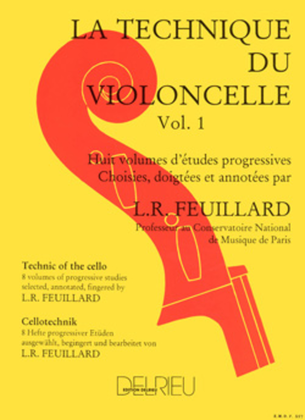 Book cover for Technique du violoncelle - Volume 1