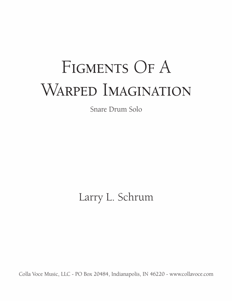 Book cover for Figments Of A Warped Imagination (Downloadable)