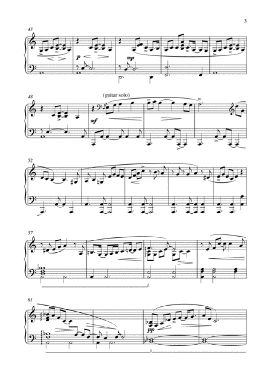 Kisi Se Pyar Ho Jaye Piano Solo scores gallery preview page 3