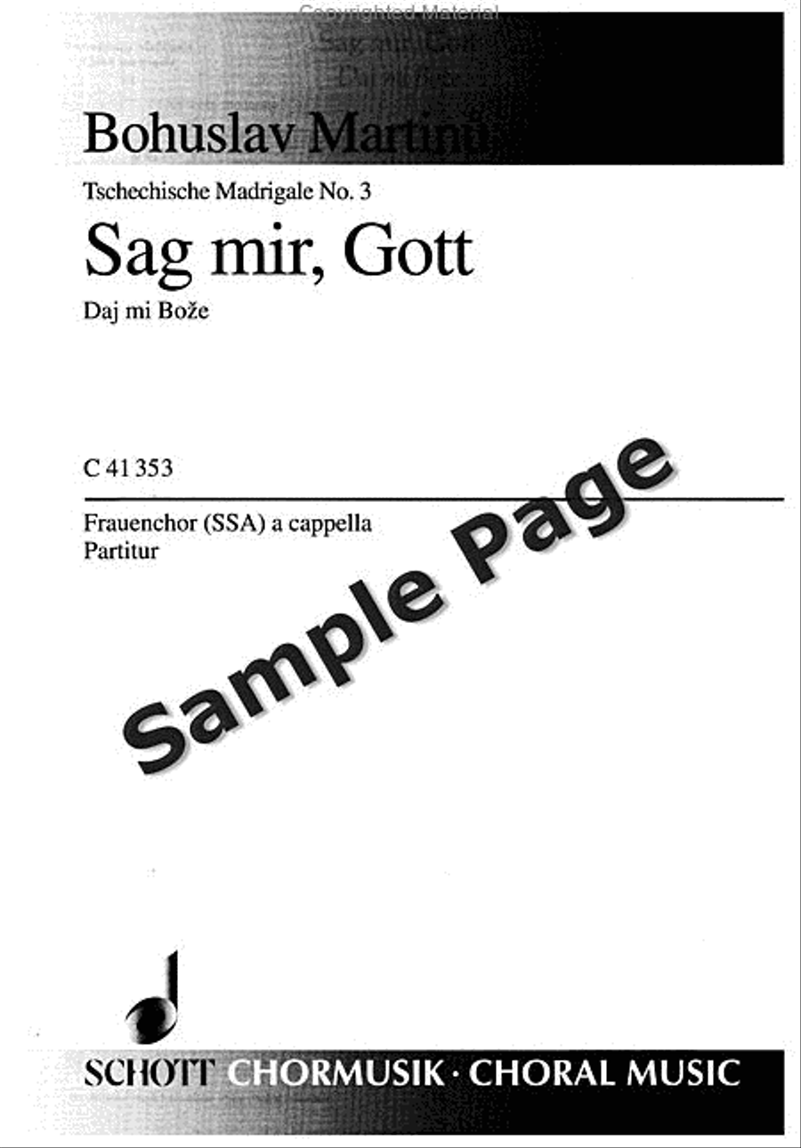 Sag mir Gott Sag mir Gott SSA scores gallery preview page 2