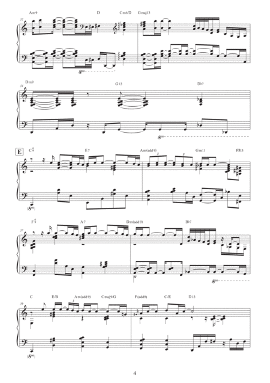 New York State Of Mind Piano Solo scores gallery preview page 4