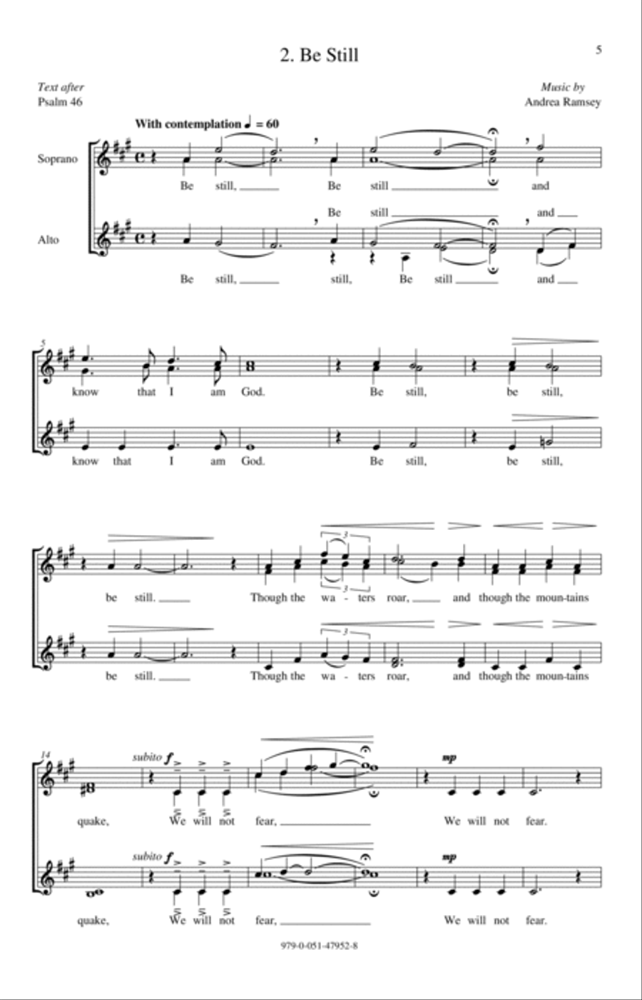 Psalms For The Soul SSA scores gallery preview page 3