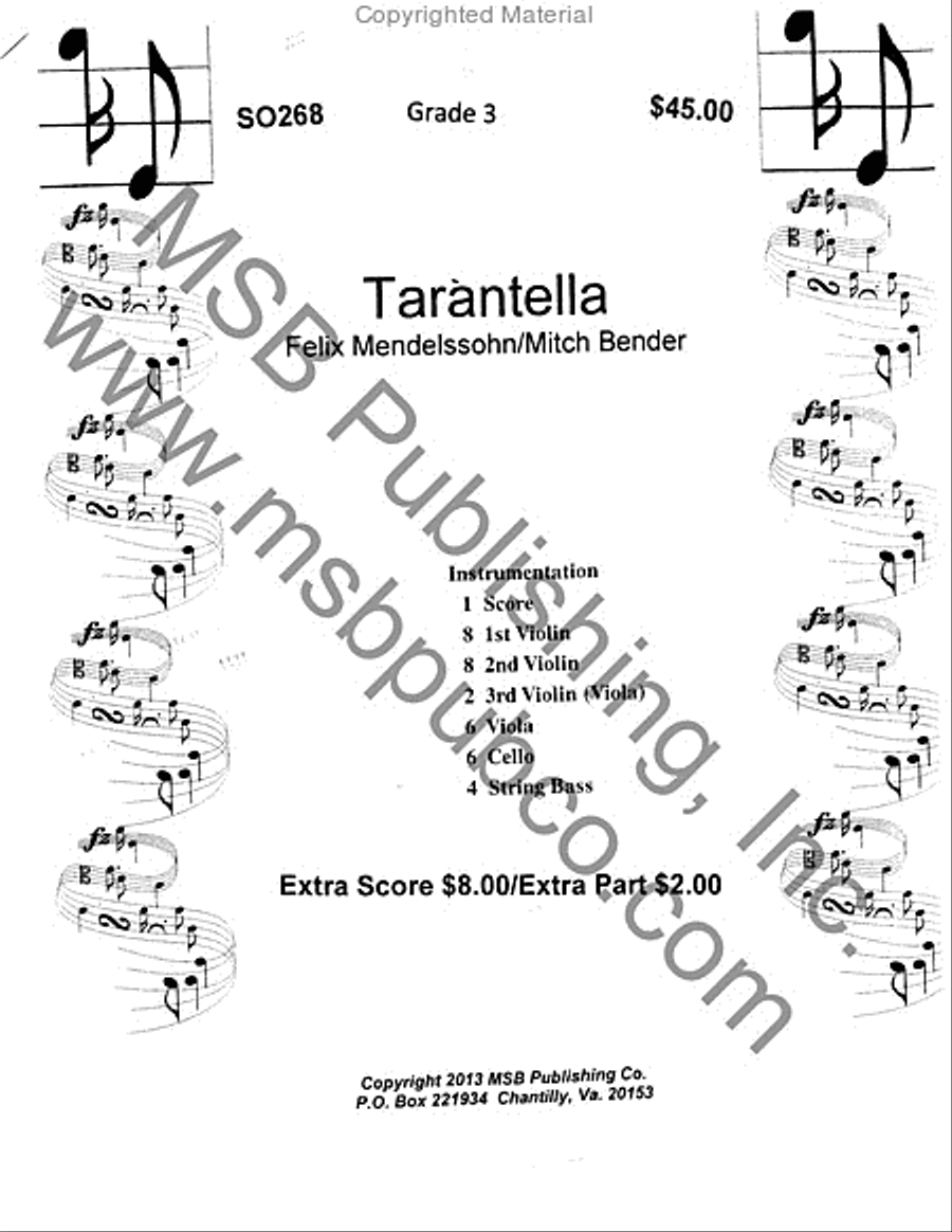 Tarantella Tarantella String Orchestra scores gallery preview page 2