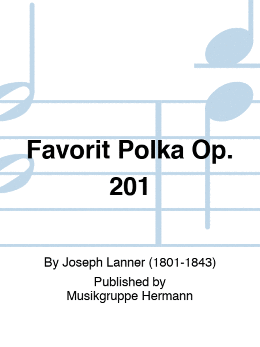 Favorit Polka Op. 201 Orchestra scores gallery preview page 1