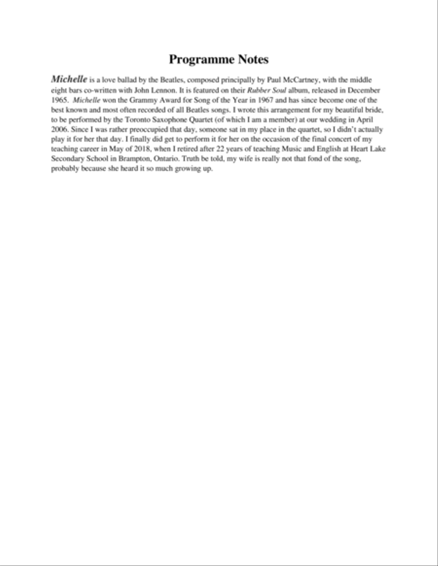 Michelle Woodwind Quartet scores gallery preview page 2