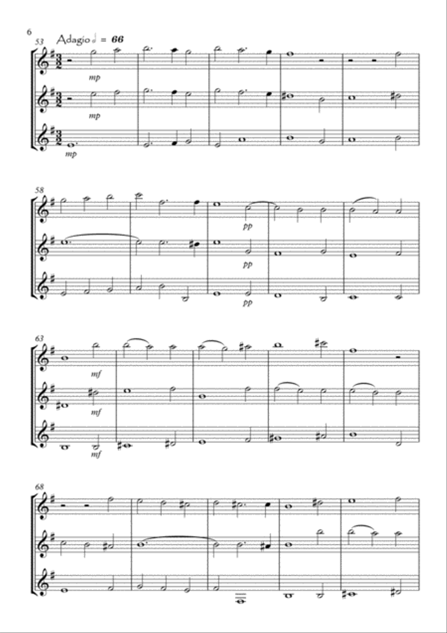 Sonata No.11 Sonata No.11 Woodwind Trio scores gallery preview page 6