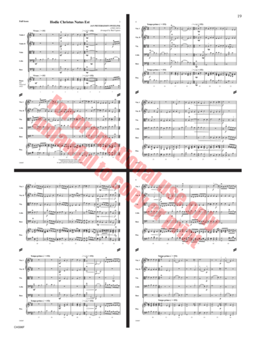 Reels and Reverie String Orchestra scores gallery preview page 20