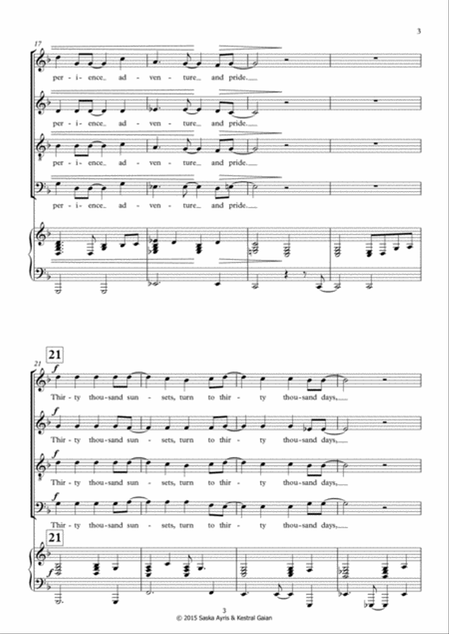 Golden Golden 4-Part scores gallery preview page 4