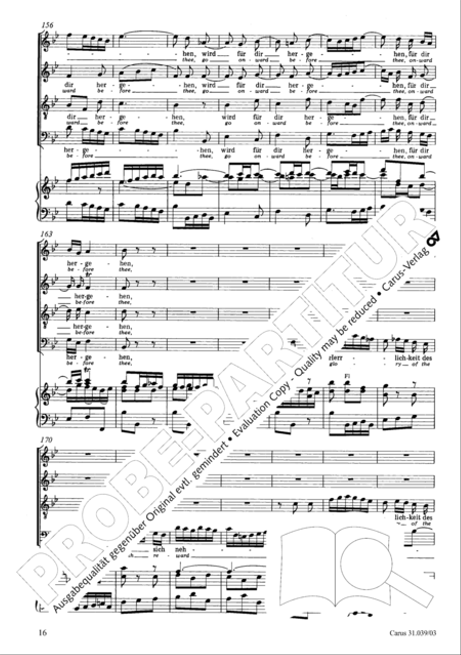 Give the hungry ones thy bread (Brich dem Hungrigen dein Brot) 4-Part scores gallery preview page 17