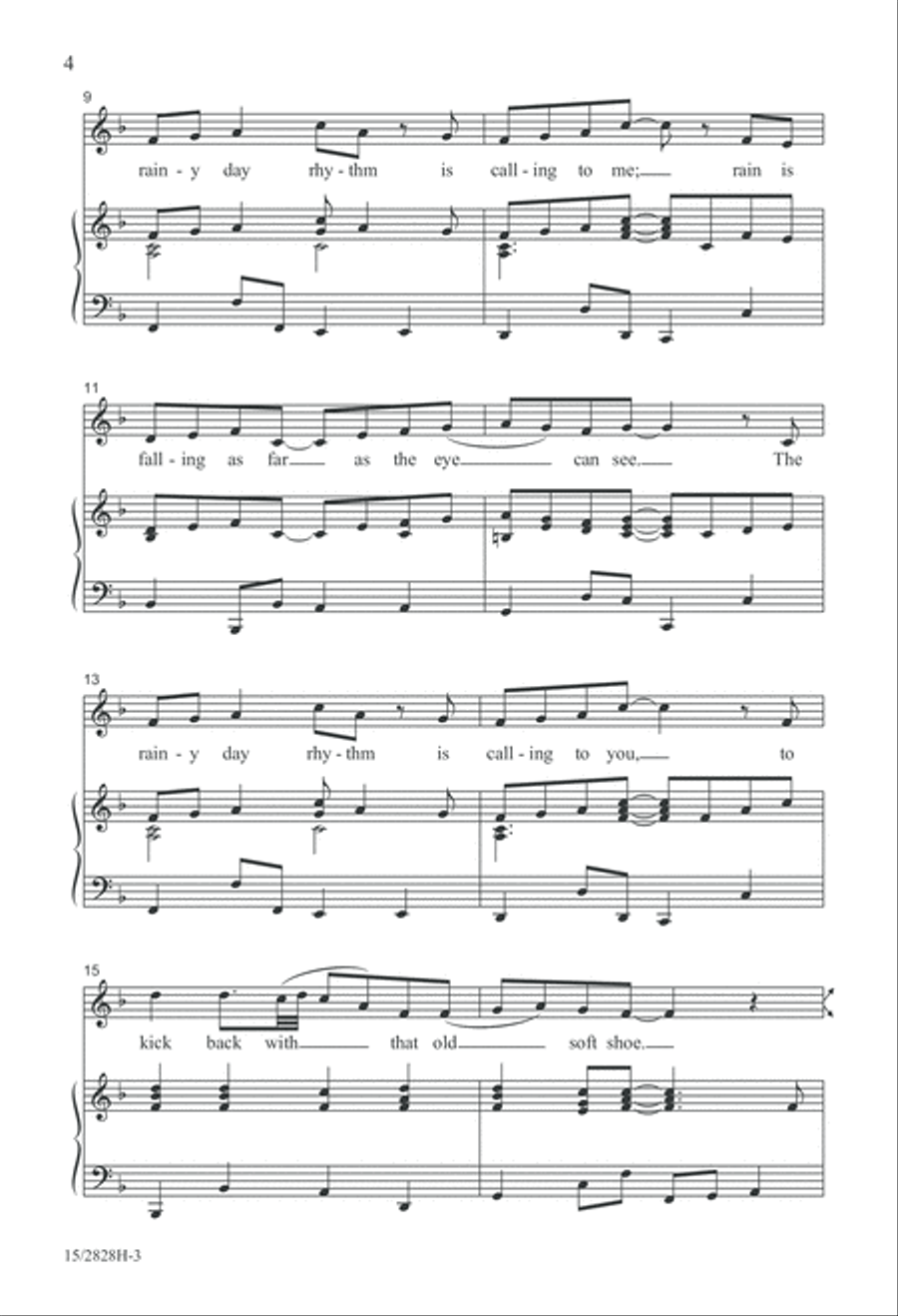 That Old Soft Shoe Unison Choir scores gallery preview page 5