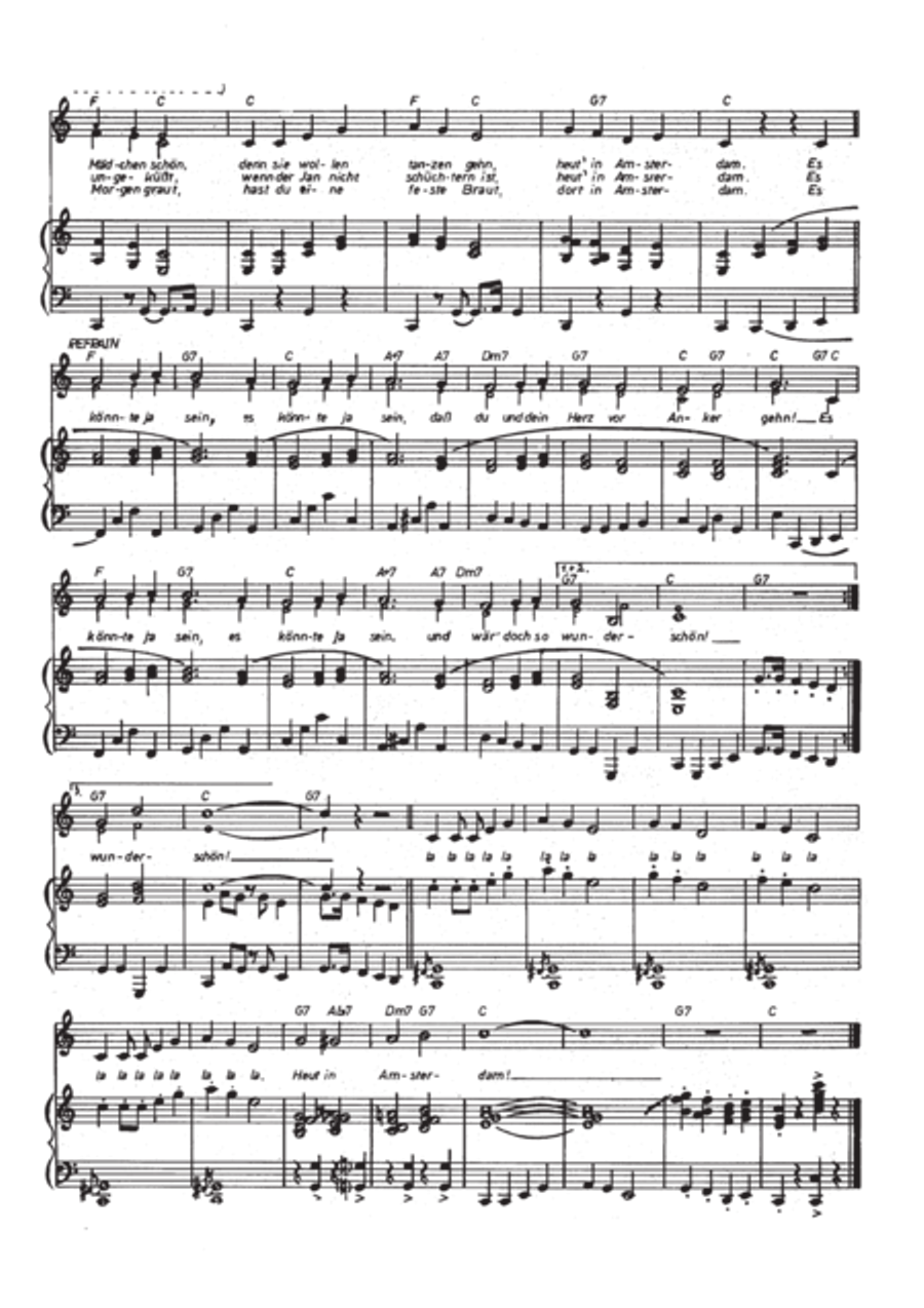 Kommt ein Schiff nach Amsterdam Voice scores gallery preview page 4
