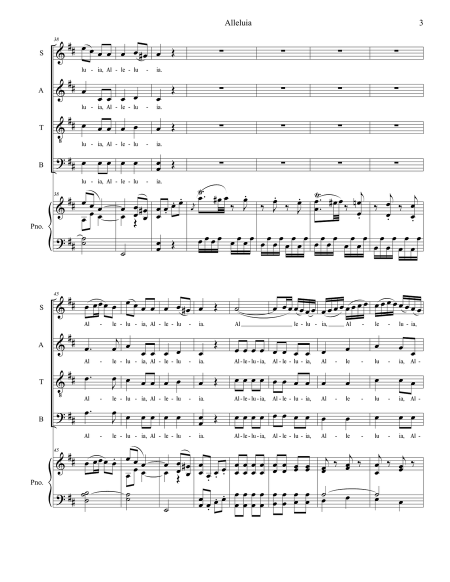 Alleluia (from 