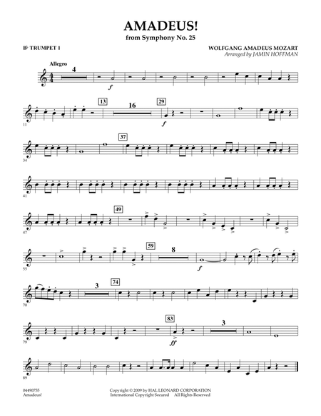 Amadeus! - Bb Trumpet 1