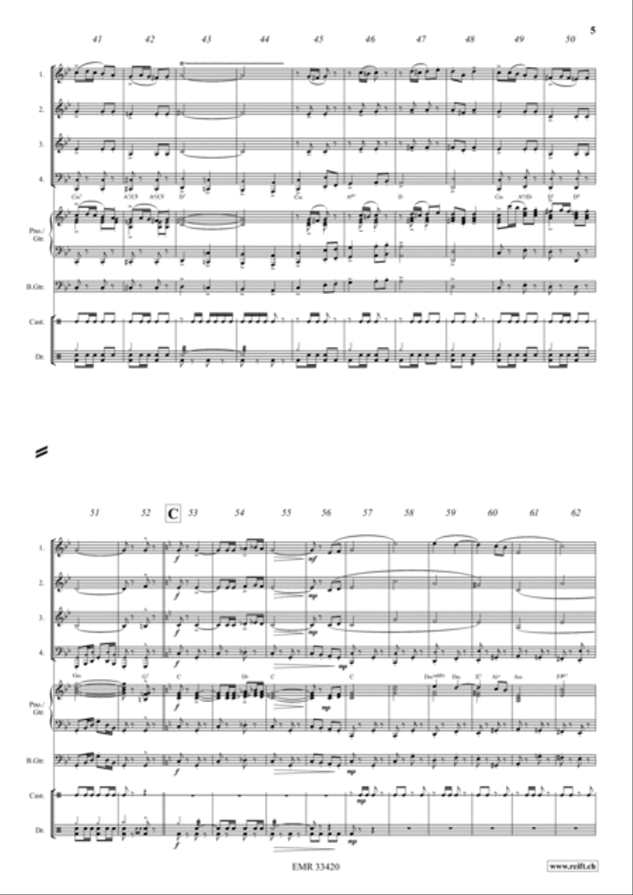 Costa Del Sol Costa Del Sol Woodwind Quartet scores gallery preview page 4