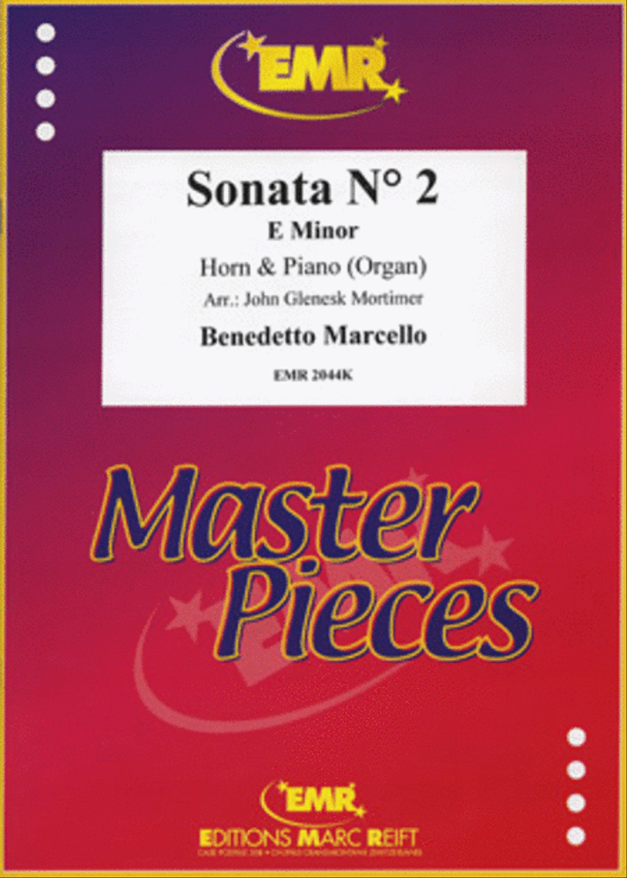 Sonata No. 2 in E minor Horn scores gallery preview page 1