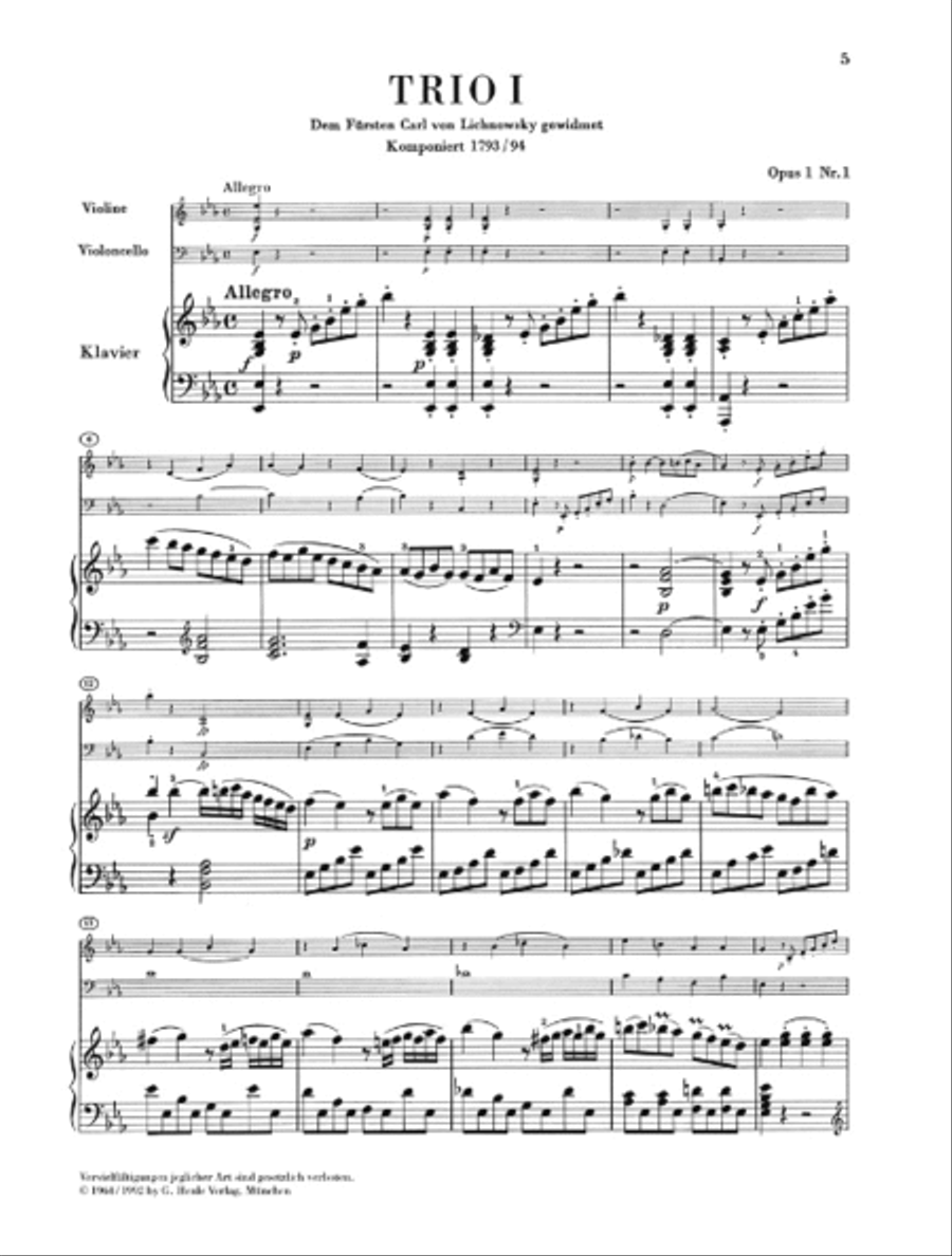Piano Trios – Volume I Piano Trio scores gallery preview page 3