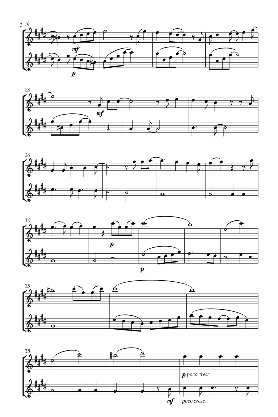 Mary, Did You Know? Mary, Did You Know? B-Flat Clarinet scores gallery preview page 2