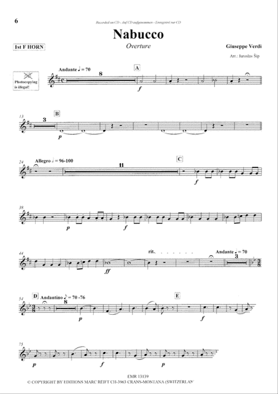 Play The 1st Horn With The Philharmonic Wind Orchestra Concert Band scores gallery preview page 5