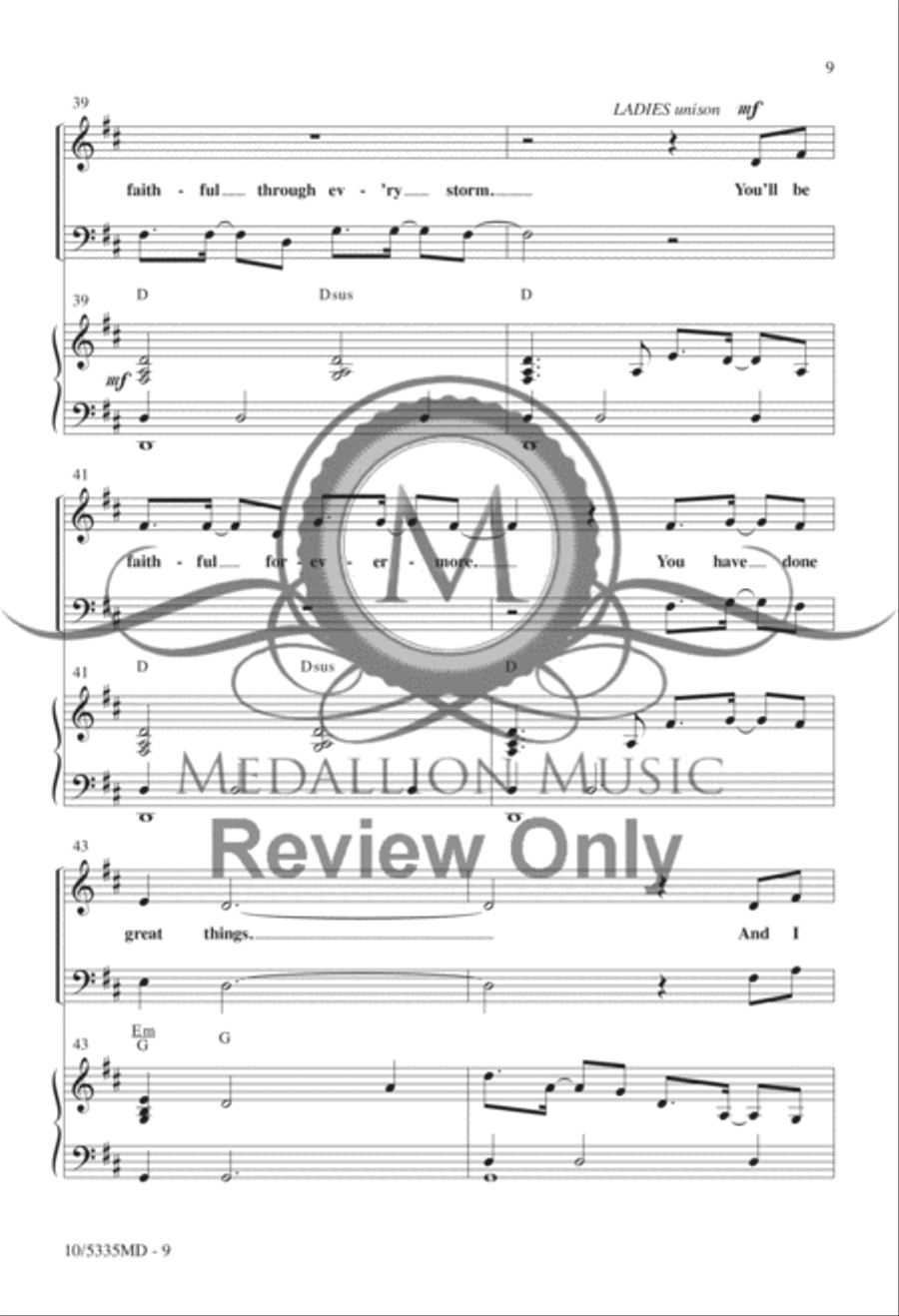 Great Things Great Things 4-Part scores gallery preview page 8
