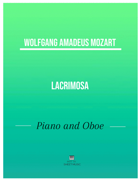 Mozart - Lacrimosa (Piano and Oboe) image number null