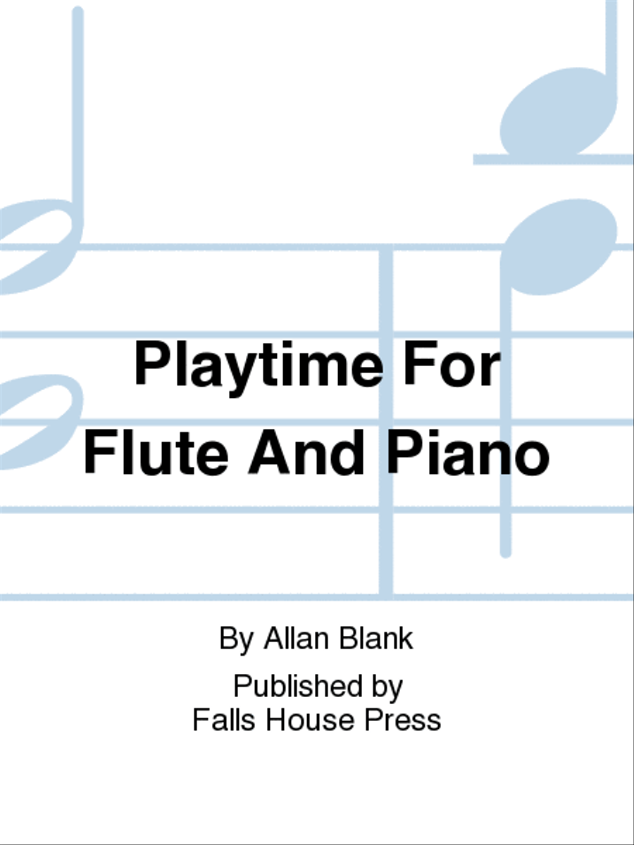 Playtime For Flute And Piano Chamber Music scores gallery preview page 1