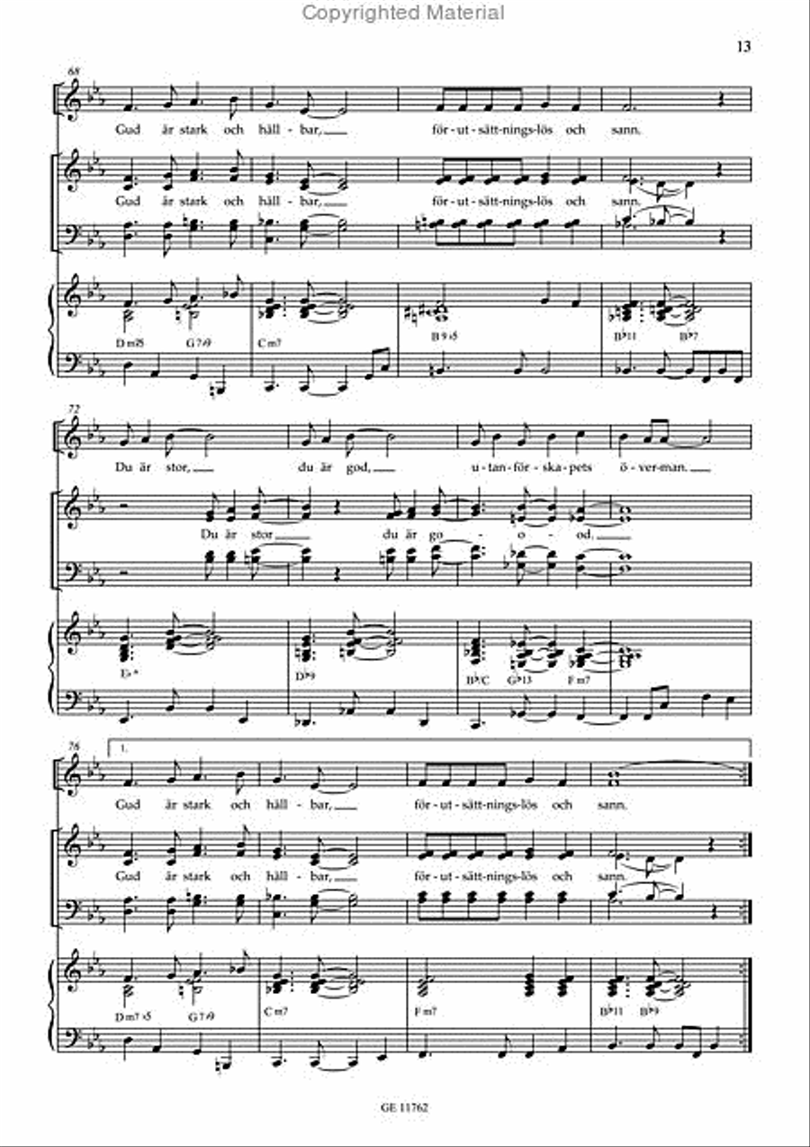 Den innersta viljan 4-Part scores gallery preview page 4