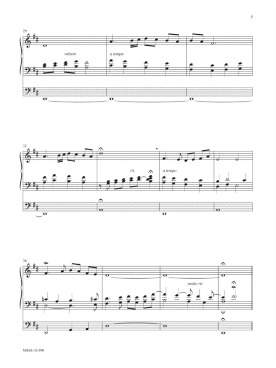 Come, Thou Fount of Every Blessing Organ Variations on Nettleton Organ scores gallery preview page 4