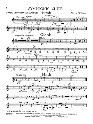 Symphonic Suite: E-flat Alto Clarinet
