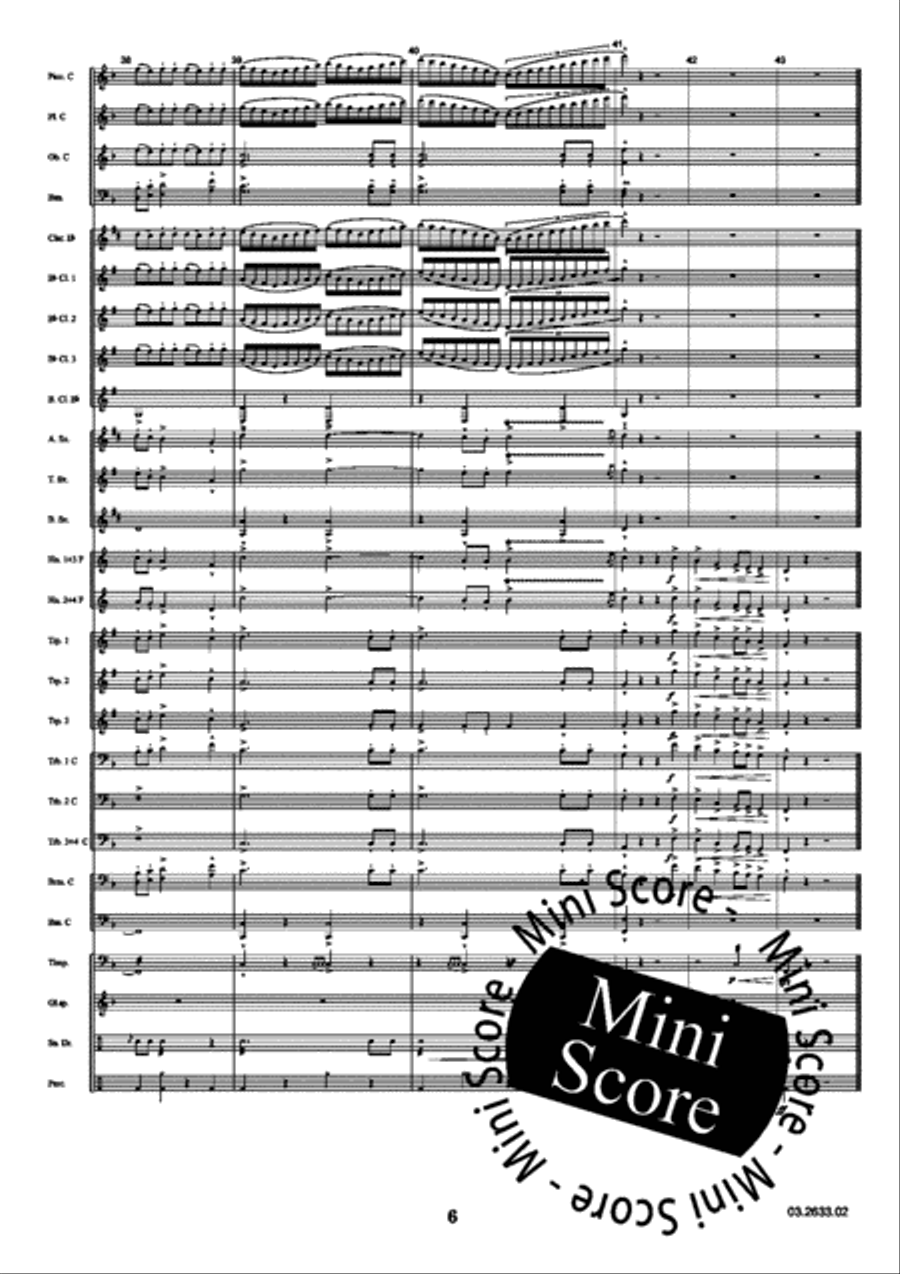 A Ceremonial Fanfare Concert Band scores gallery preview page 12