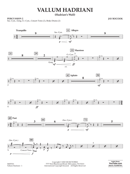 Vallum Hadriani (Hadrian's Wall) - Percussion 2