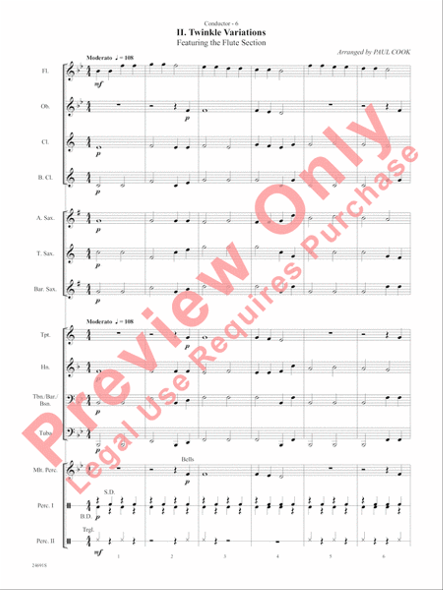 Belwin Very Beginning Band Kit #2 Concert Band scores gallery preview page 9