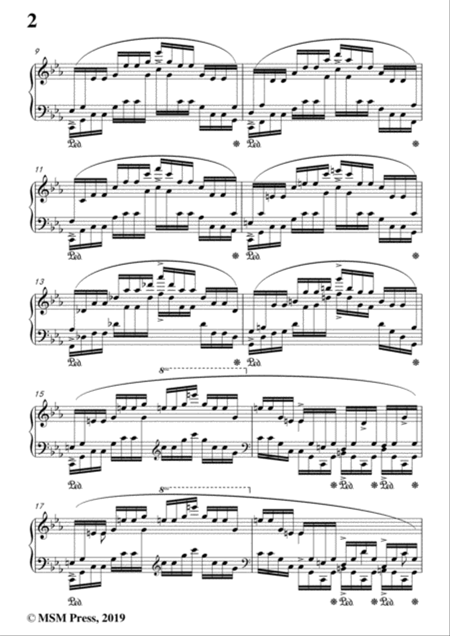 Chopin-Polonaise,in A flat Major,B.5,for Piano Piano Solo scores gallery preview page 4