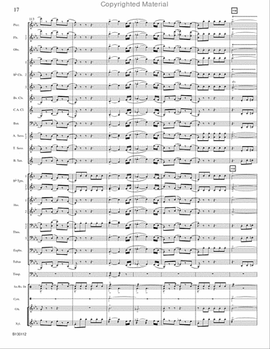 March Grandioso March Grandioso Concert Band scores gallery preview page 19