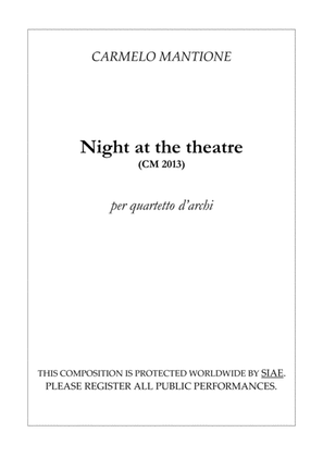 Night at the theatre CM2013 complete score and parts sheetmusic