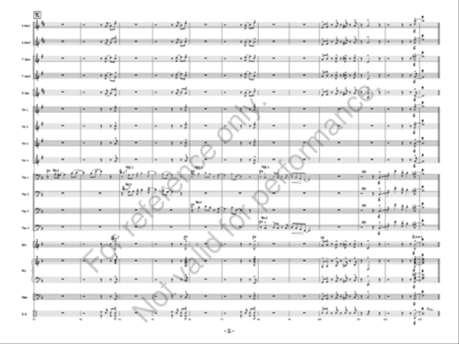 Cage Free Trombones Jazz Ensemble scores gallery preview page 12