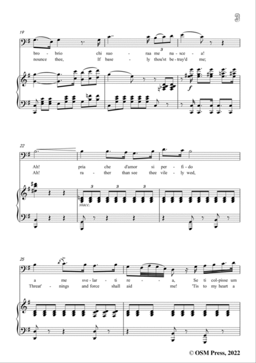 Donizetti-Cruda,funesta smania,in G Major,from Lucia di Lammermoor,for Voice and Piano Voice Solo scores gallery preview page 5
