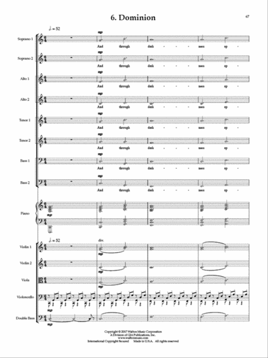 Dreamweaver - Full Score & Instrumental Parts Divisi scores gallery preview page 7