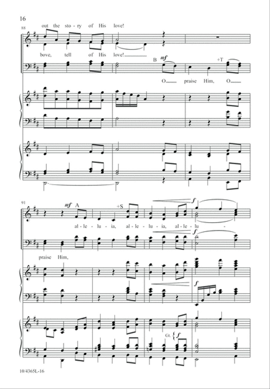 Hear How the Bells of Christmas Play 4-Part scores gallery preview page 16