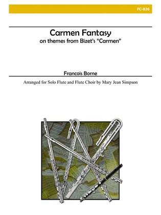 Book cover for Carmen Fantasy for Solo Flute and Flute Choir