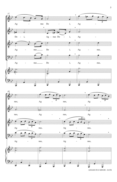 Adagio In Sol Minore (Adagio In G Minor) (arr. Audrey Snyder)