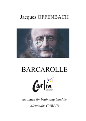 Barcarolle by Offenbach for beginning band - Score & Parts