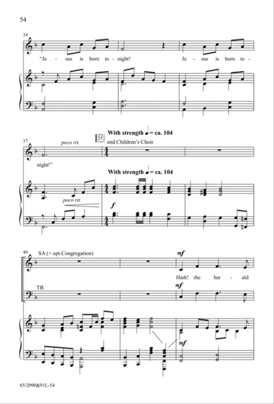 The Glory of Christmas - SATB with Performance CD 4-Part scores gallery preview page 28