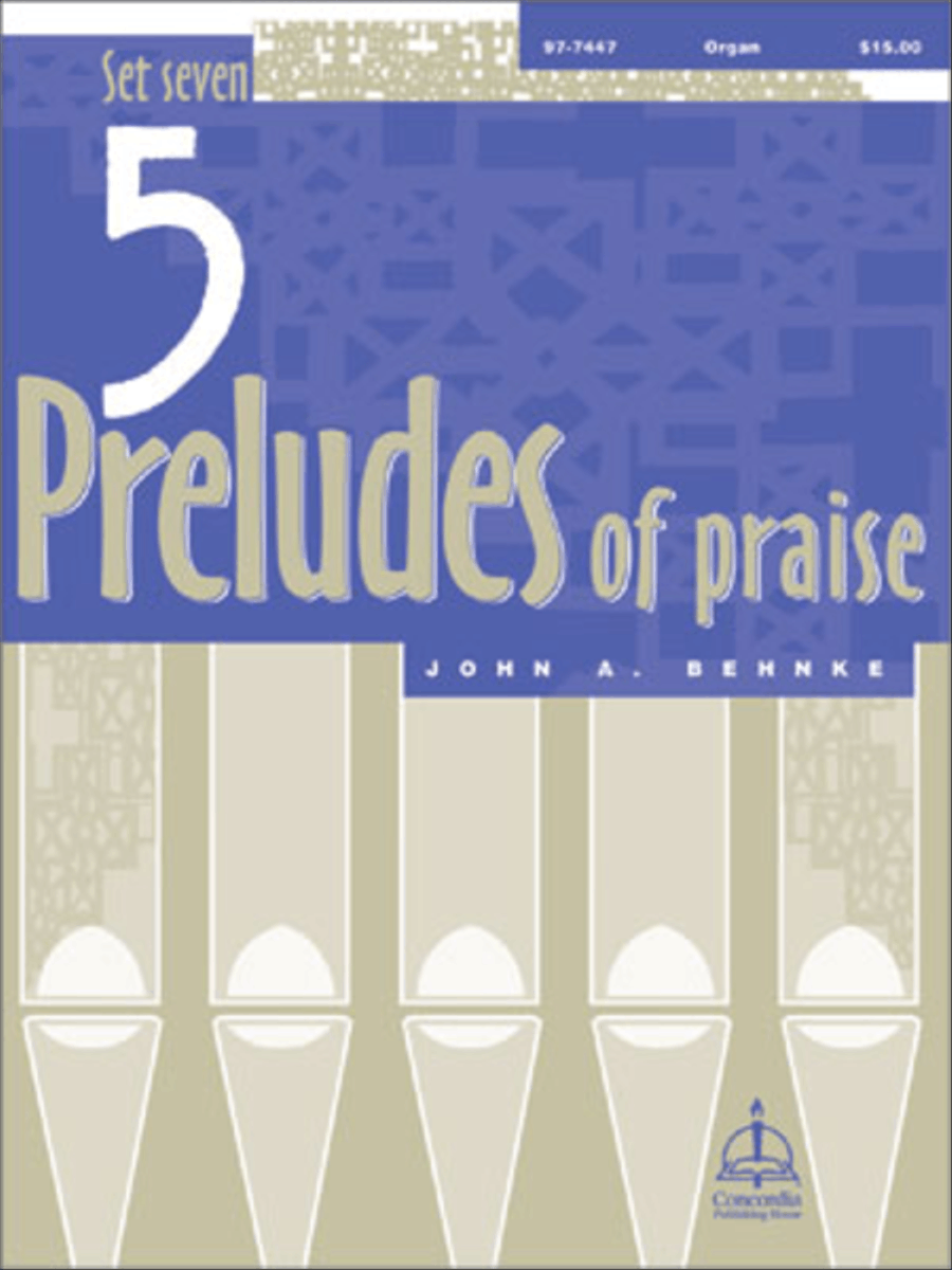 Five Preludes of Praise, Set 7 Organ scores gallery preview page 1
