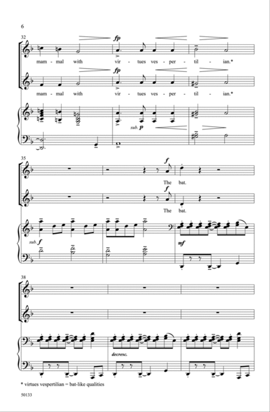 The Bat Choir scores gallery preview page 5